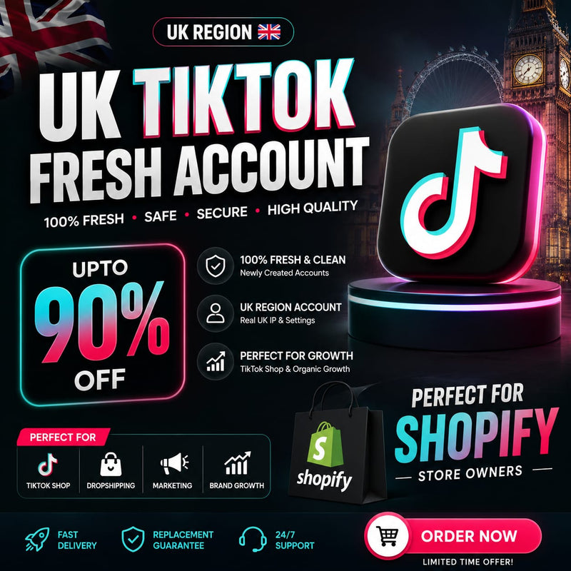 Fresh UK TikTok Account 🇬🇧