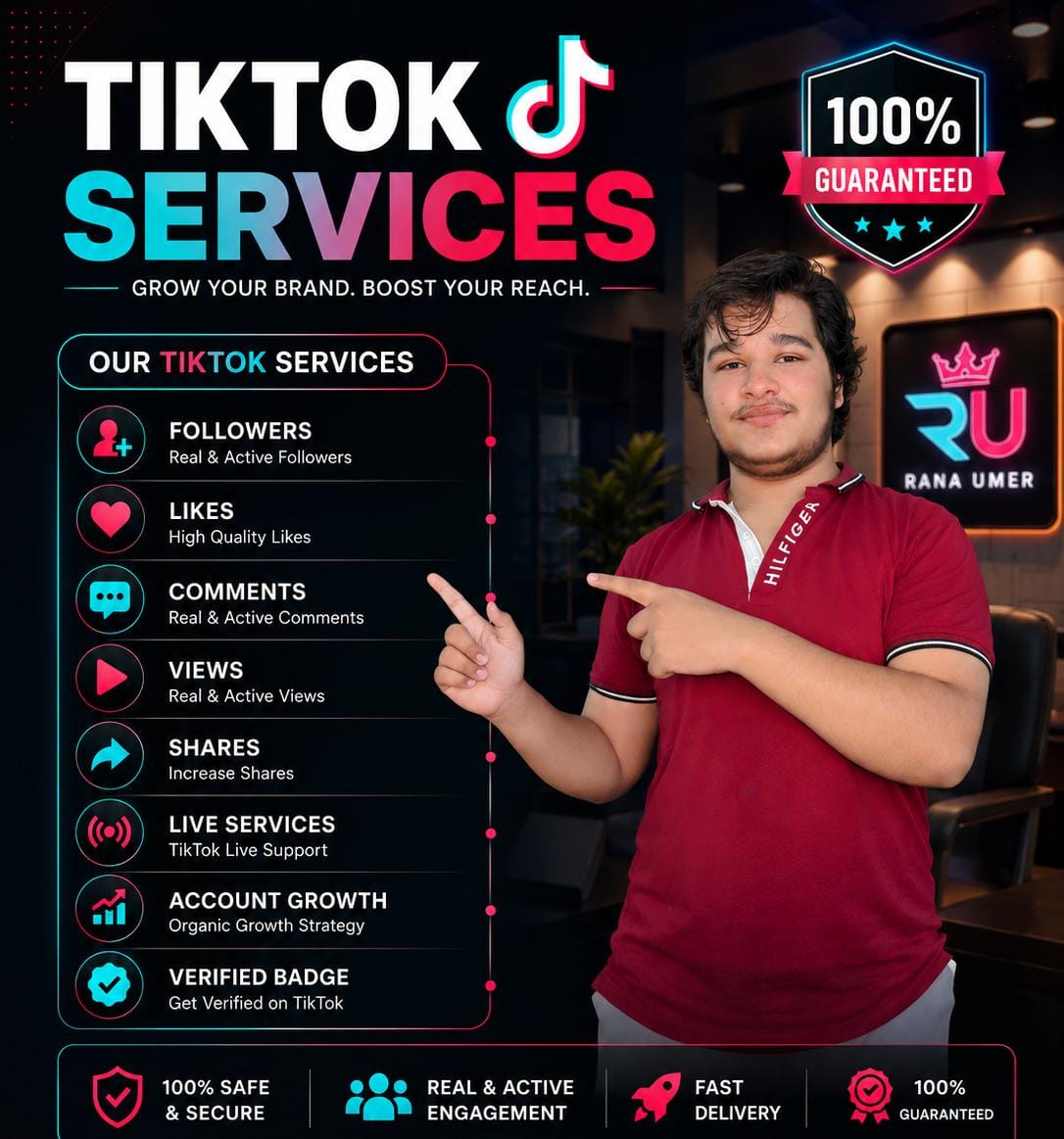 TIKTOK ALL SERVICES AVAILABLE