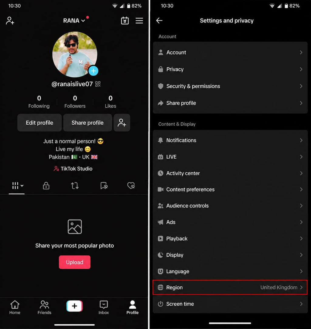 Fresh UK TikTok Account 🇬🇧