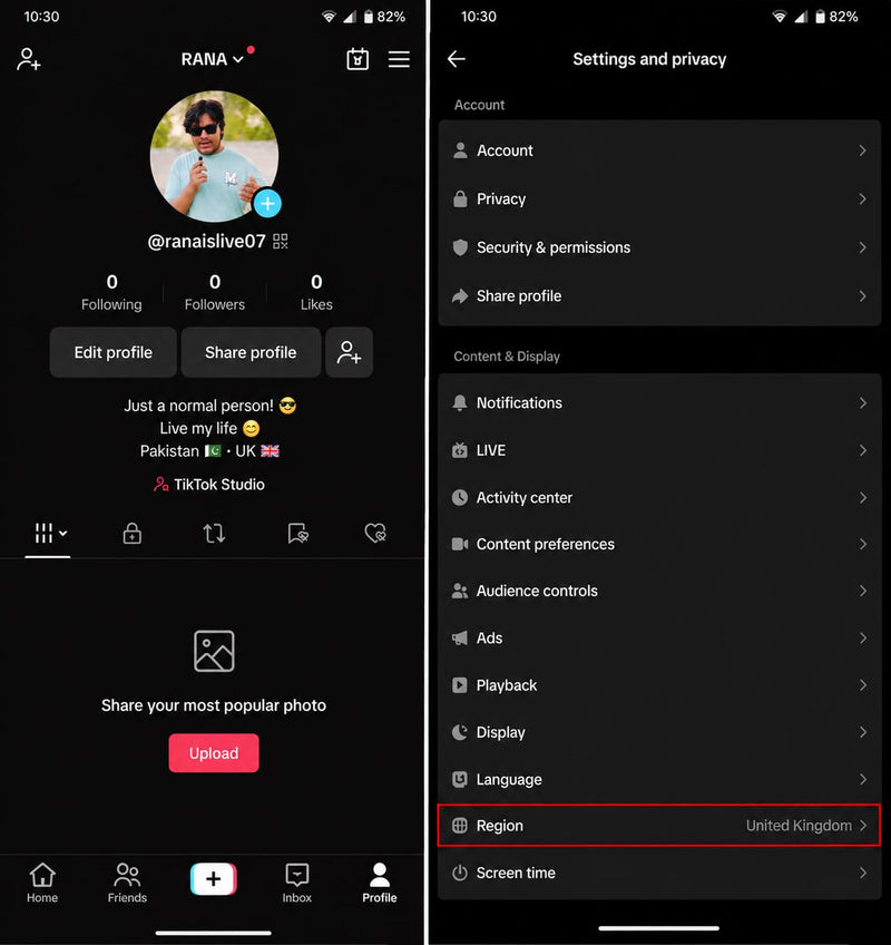 Fresh UK TikTok Account 🇬🇧