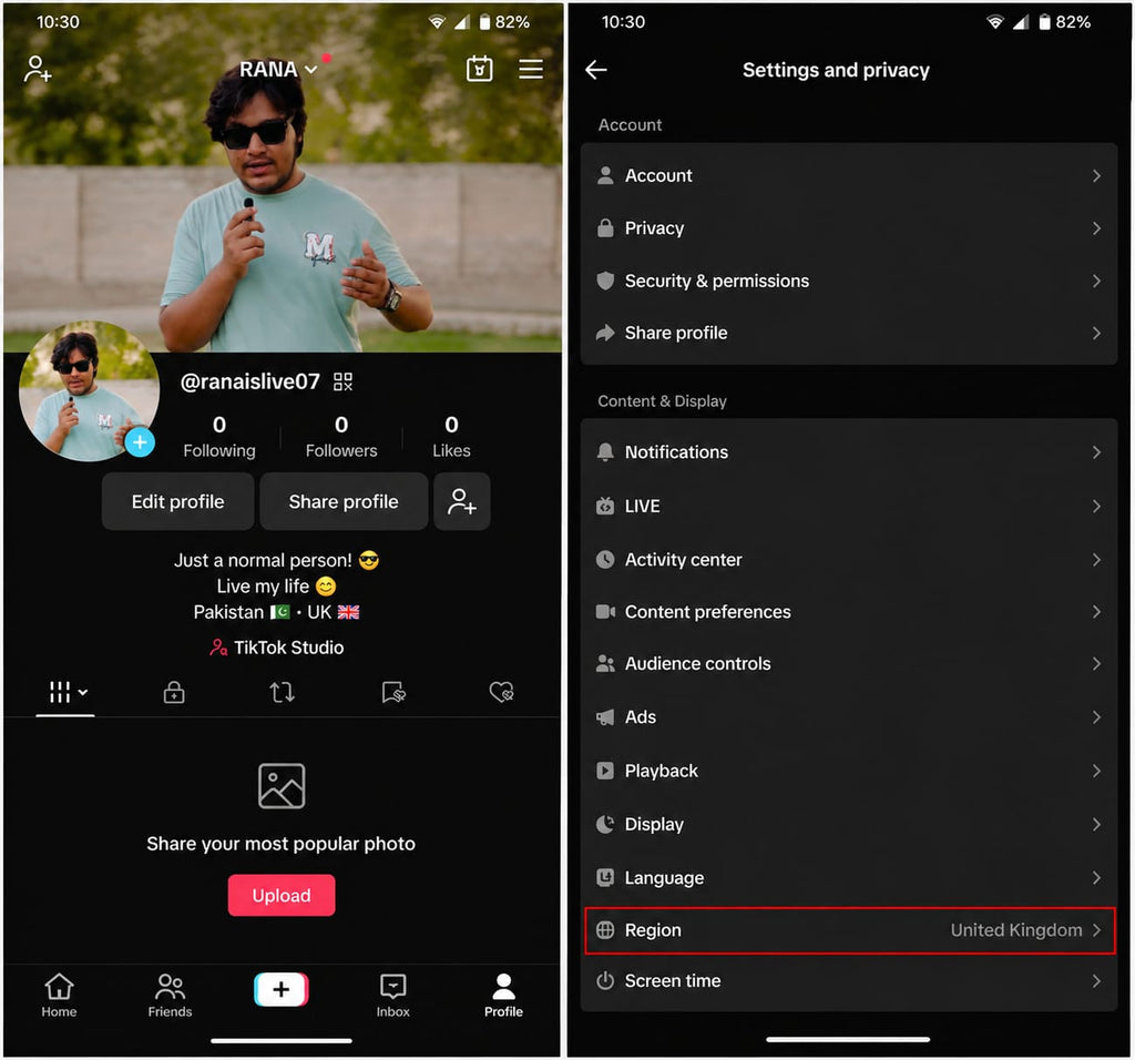 Fresh UK TikTok Account 🇬🇧